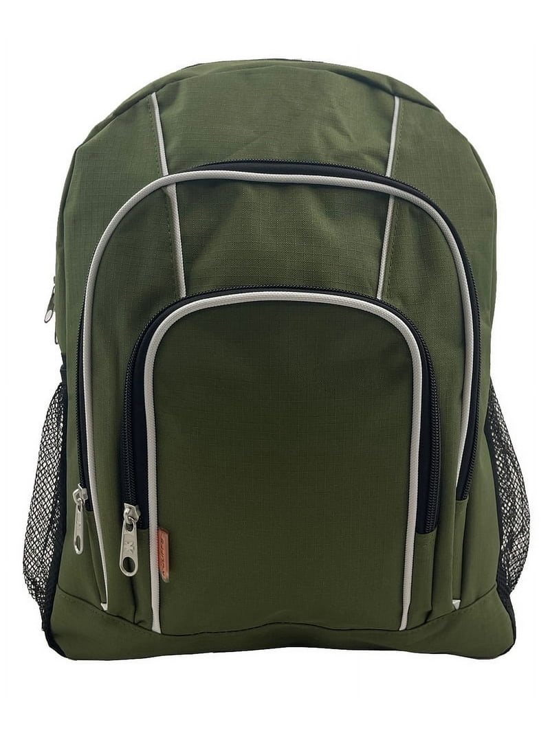 K-Cliffs Unisex 16 Rip-Stop Backpack - Olive Green - Walmart.com