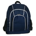 thumbnail image 1 of K-Cliffs Unisex Case 30 Pieces Elementary-High School Backpack, Polyester, Navy, 1 of 3