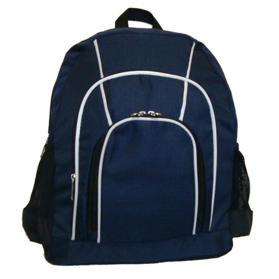 K-Cliffs Unisex Case 30 Pieces Elementary-High School Backpack, Polyester, Navy