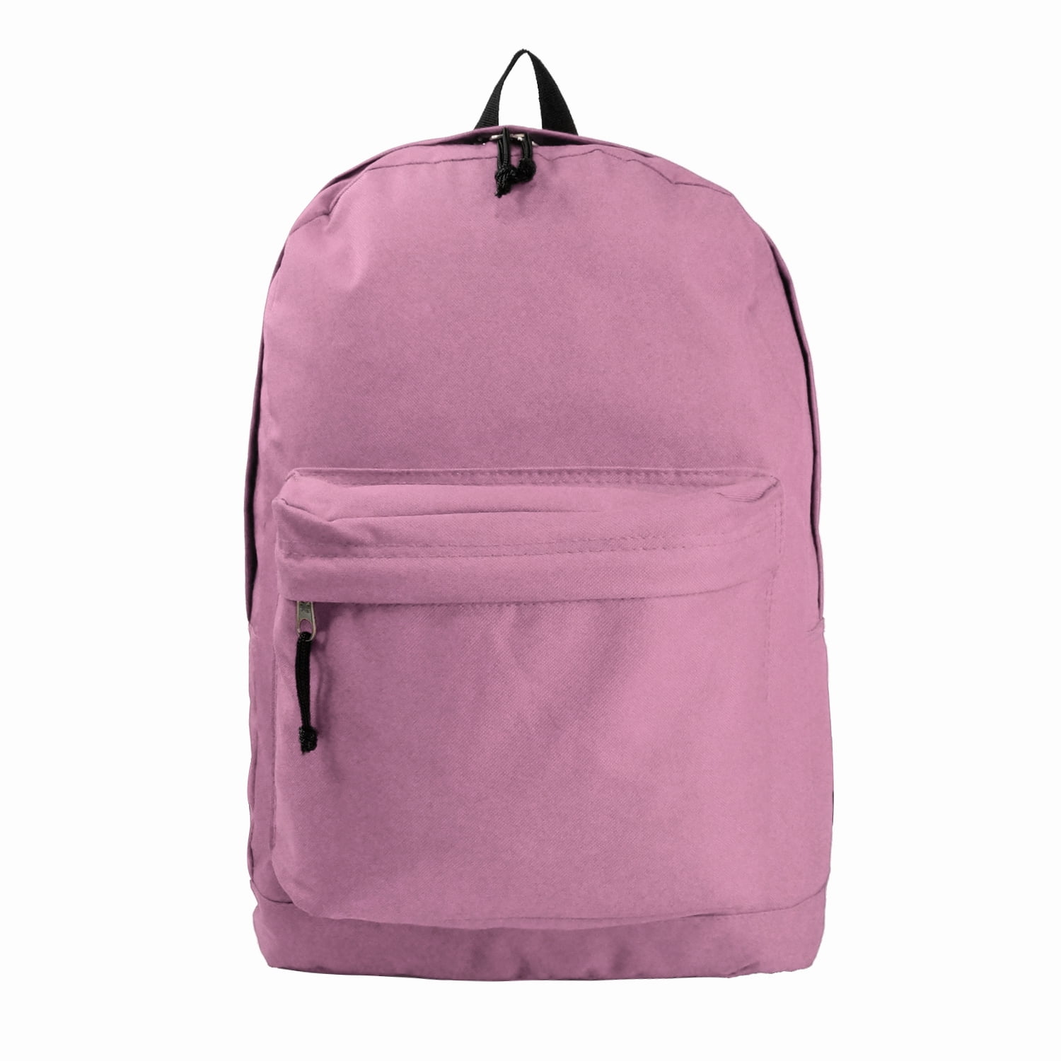 K-Cliffs Unisex Case Pack of 36 Basic 18" School Backpacks Pink with Padded Curved Should Straps, 100% Polyester