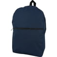 thumbnail image 1 of K-Cliffs Unisex Case Pack of 50 Basic 17" Backpacks in Navy, 1 of 3