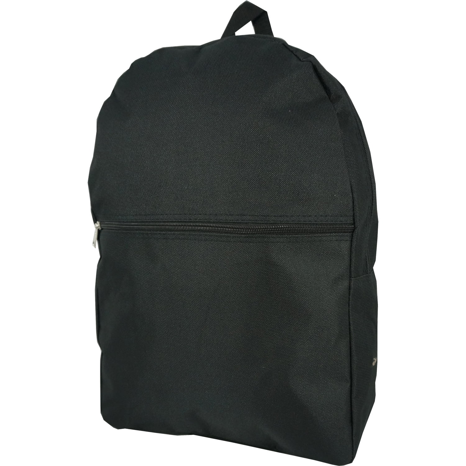 K-Cliffs Unisex Case of 50 School Basic 17" Backpacks, Black, 100% Polyester