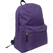 K-Cliffs Unisex Classic 16 School Backpack Purple, Elementary-Adult, 100% Polyester