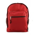 thumbnail image 1 of K-Cliffs Unisex Classic Large 18.5" School Backpack, Polyester, Red, 1 of 5