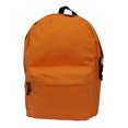 thumbnail image 1 of K-Cliffs Unisex Classic School Backpack 18" with Curved Shoulder Straps, Orange, Polyester, 1 of 7