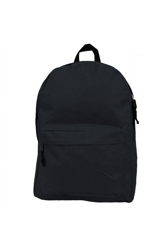 Unisex Classic School Padded 18" Backpack, Color; Black Teen-Adult, 100% Polyester