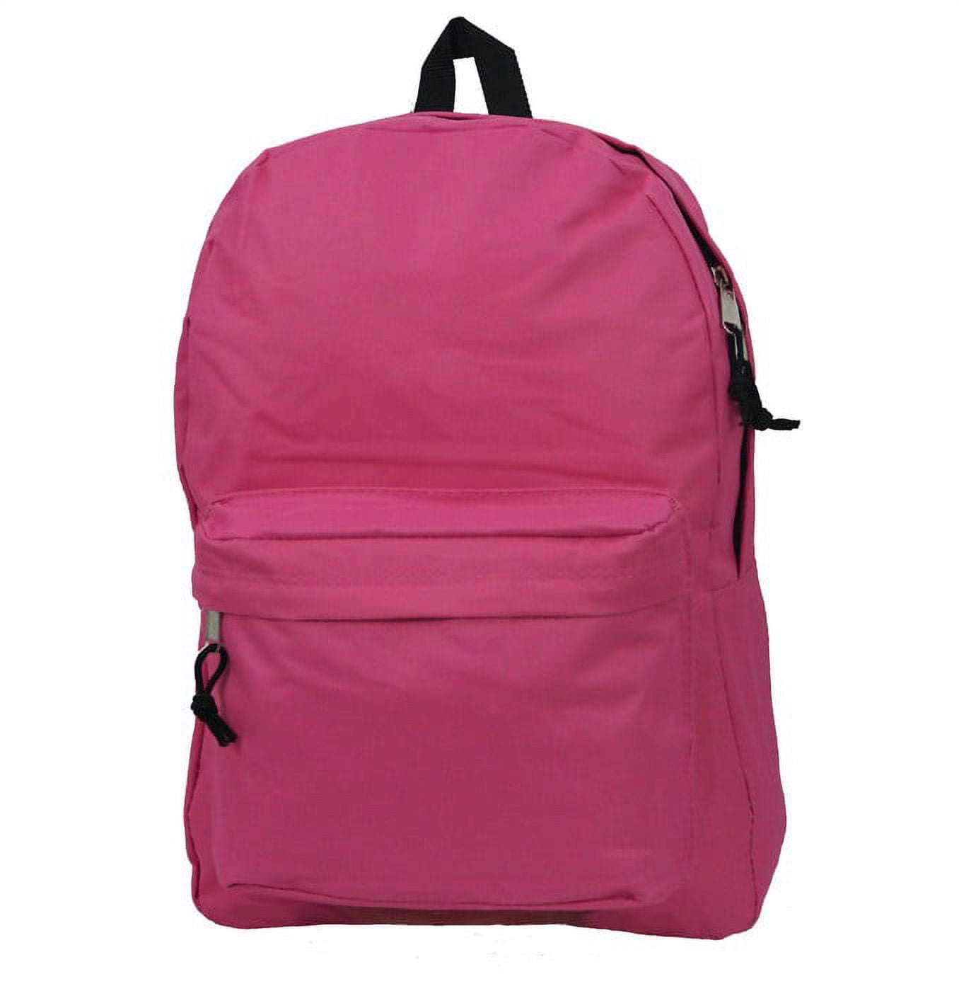 K Cliffs Unisex Classic Simple 18 School Backpack Hot Pink Teen Adult Polyester Walmart