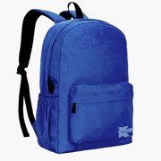 K-Cliffs Unisex Classic Water Resistant School Backpack in Royal Blue, Teen-Adult