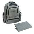 thumbnail image 1 of K-Cliffs Unisex Diaper Bag Backpack ,Travel Baby  Bag Multi-Function Maternity use with Cell Phone Pocket Changing Pad & Stroller adjustable Straps, Gray, 1 of 11