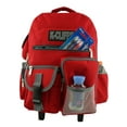 thumbnail image 1 of K-Cliffs Unisex Heavy Duty Rolling School Backpack  in Red, Teen-Adult, 100% Polyester, 1 of 11
