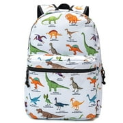 K-Cliffs Unisex Printed Dinosaur School Backpack Simple Bookbag Travel Daypack for laptop & Tablet