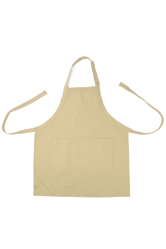 Unisex, Teen, Adut Adjustable Full Size Bib Cooking Kitchen Apron with 2 Pockets, Cotton, Polyester Fiber, 28"L x 24'W