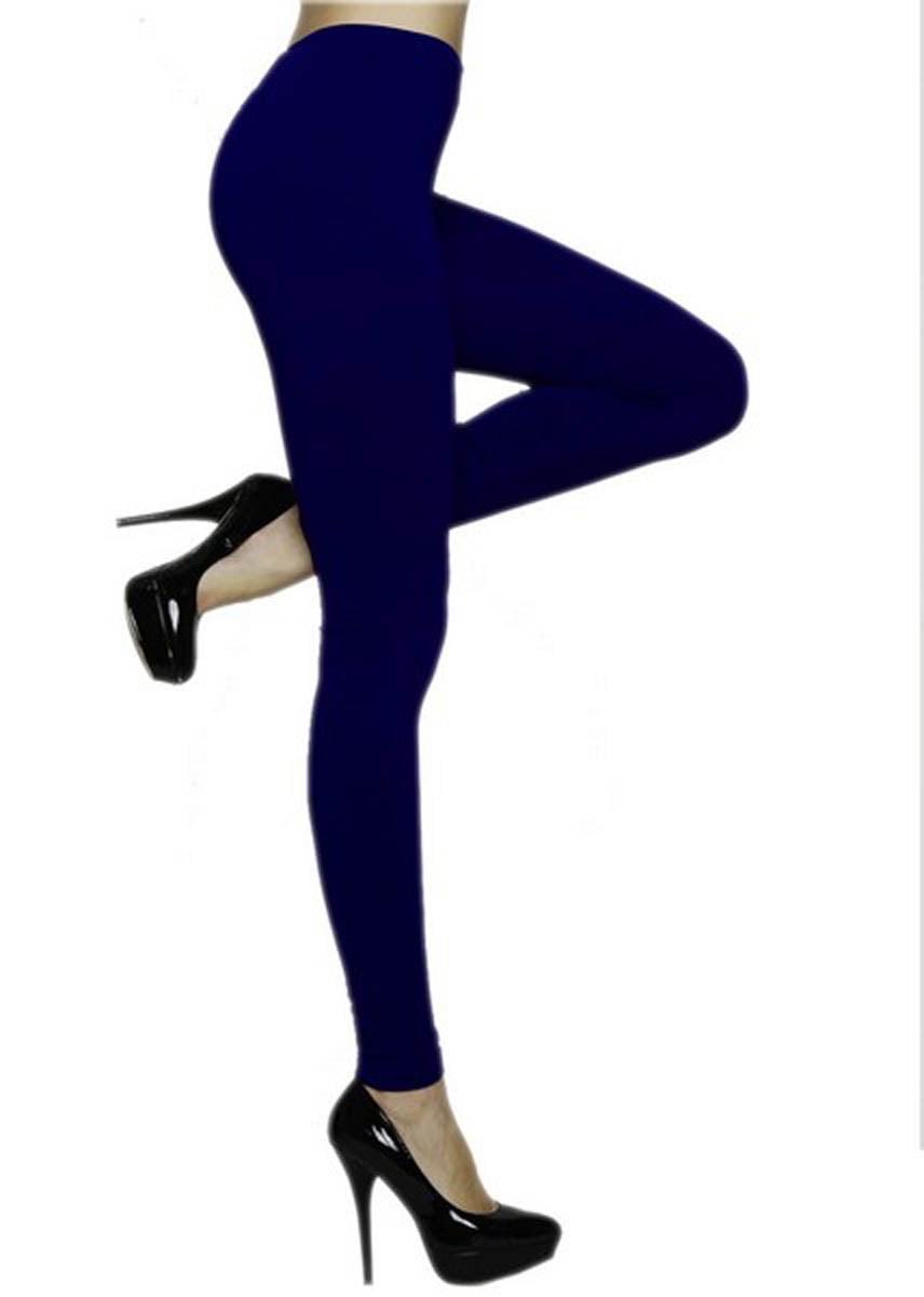 K-Cliffs Women's Basic Fashion Solid Color Super High Waist Leggings w/ High  Waist One Size White 