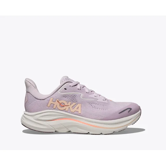 Hoka Clifton 10 Little Kids Lilac Cream/Tangerine Glow Medium