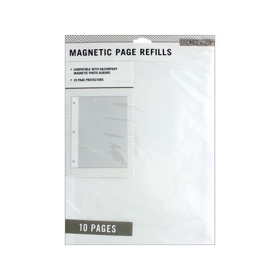 K&Co Photo Album Refill Magnetic 10pc