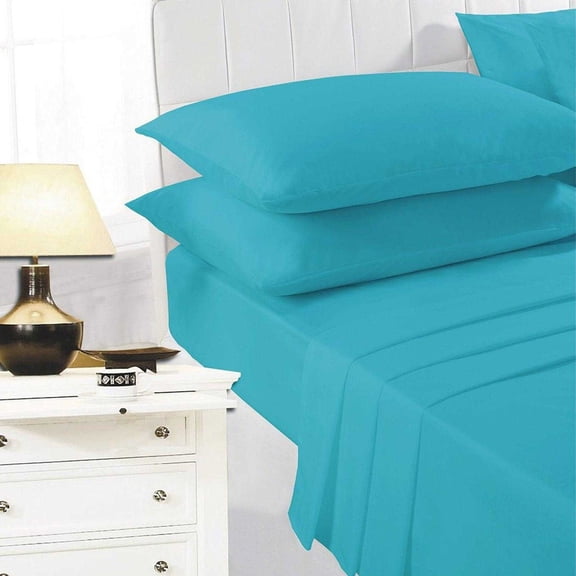 K Collection percale Percale Fitted Sheet