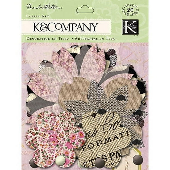 K & Company Flora And Fauna Fabric Art,