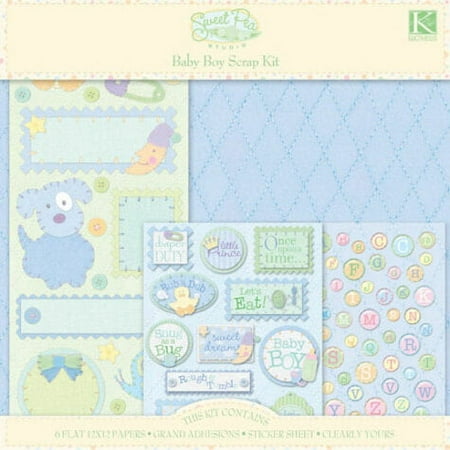 K&Company Sweet Pea Baby Boy Stationary Kit