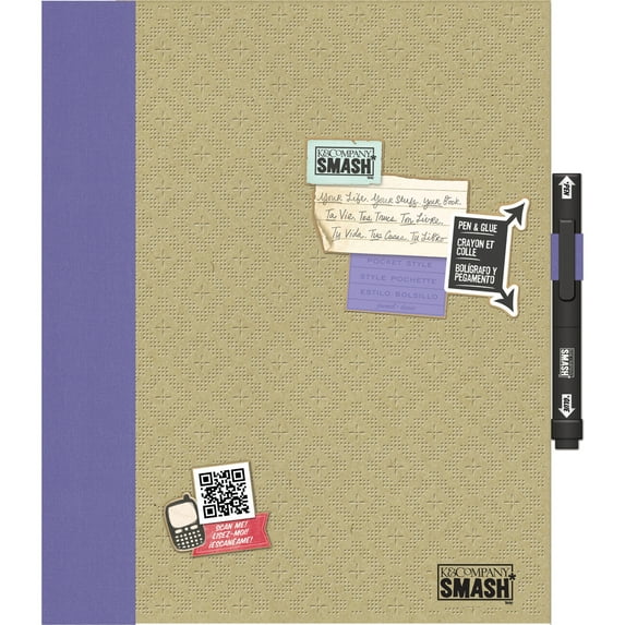 SMASH Folio 14"X11"-Pretty Pocket, Pk 1, K&Company
