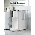 thumbnail image 1 of 3-in-1 Single Serve Coffee Maker for K Cup Pods Ground Coffee & Tea, Compact White Machine with 40oz Reservoir, 1 of 6