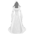 Yihaojia Halloween Renaissance Dresses Gothic Ghost Bride Horror