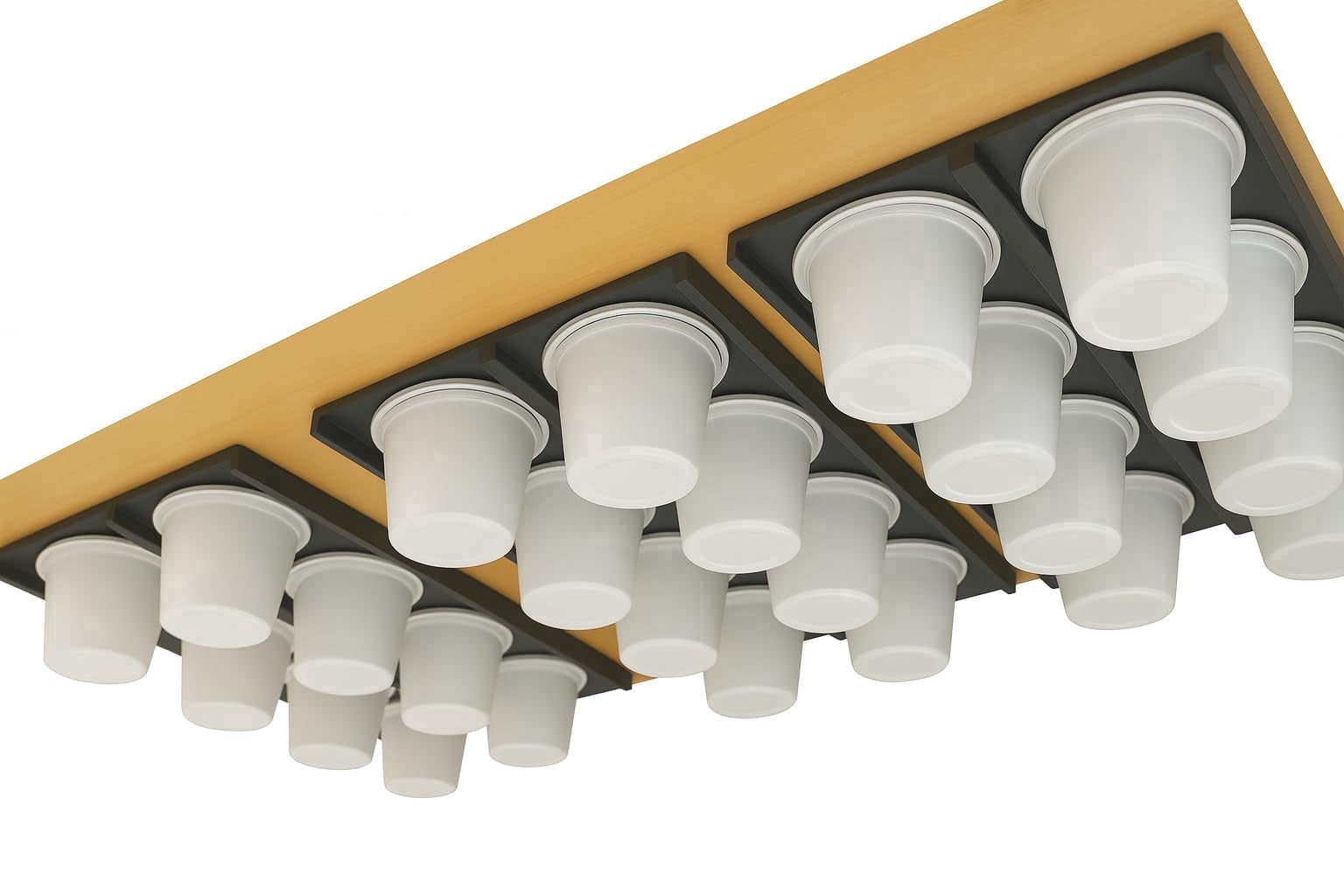 Wall Pod Storage K Cup Pod Holder | Under Cabinet or Wall Mounted Storage for Pods ...