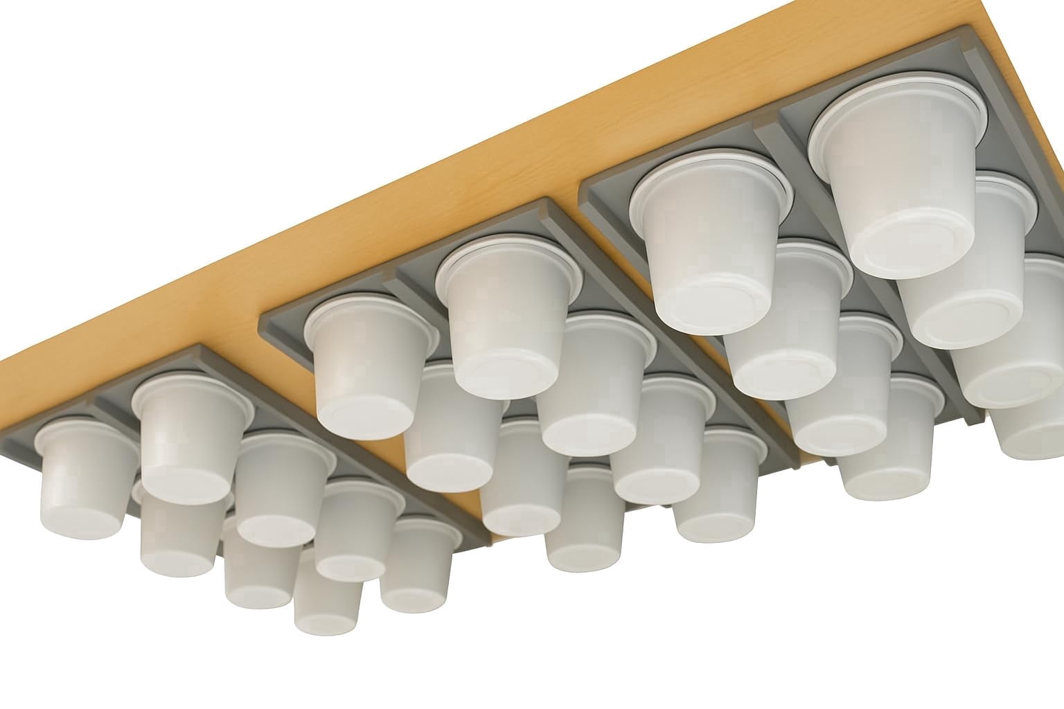 Wall Pod Storage K Cup Pod Holder | Under Cabinet or Wall Mounted Storage for Pods ...