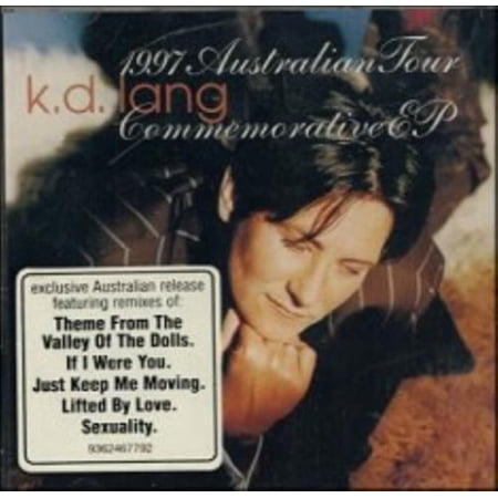 K.D. Lang-1997 Australian Tour Commemorative EP CD Hype Sticker AUSSIE Release