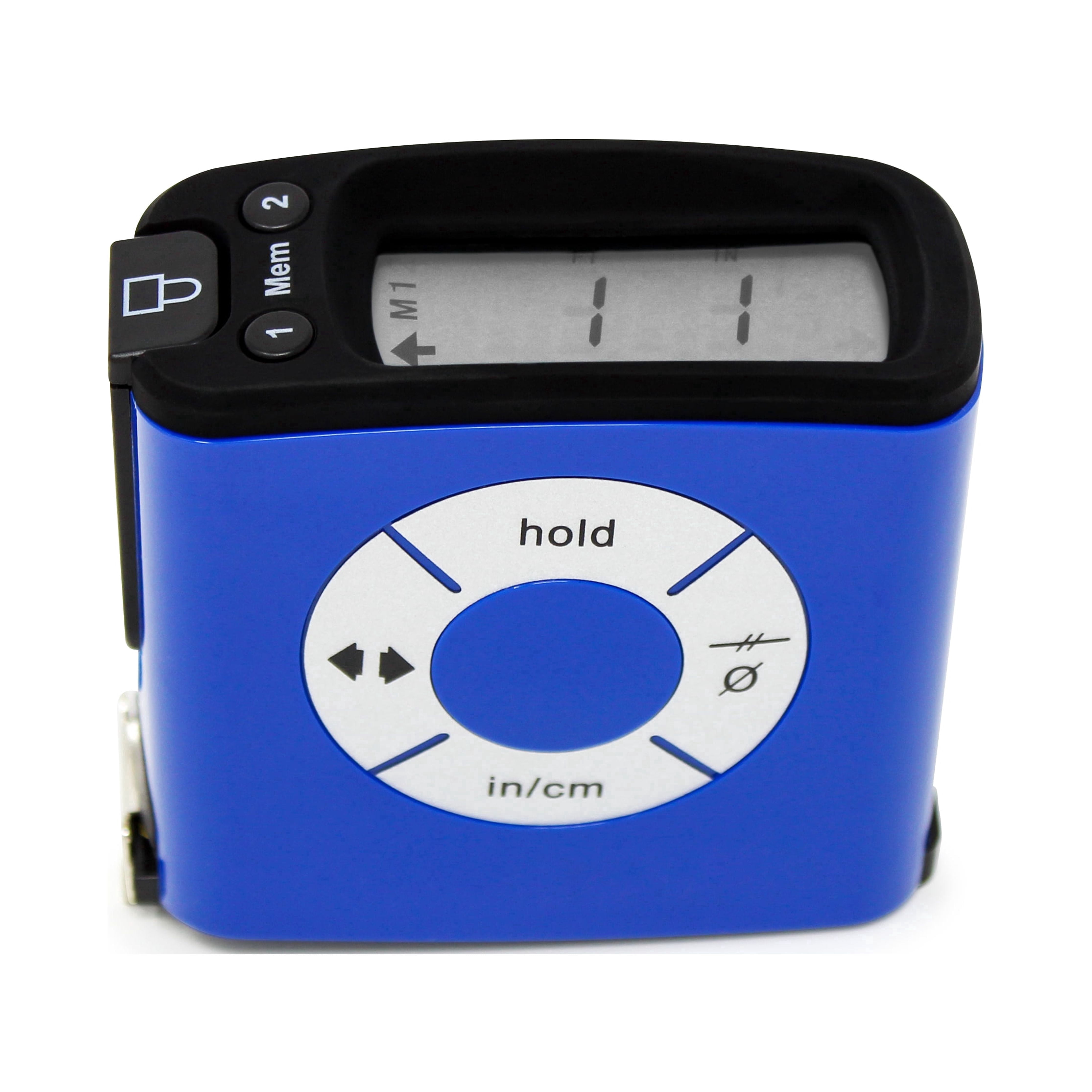 K Digital Tape Measure, Display And Read Accurate Distance On A Large Screen, SAE and Metric Units, Easy Unit Conversion, 16 feet BLUE