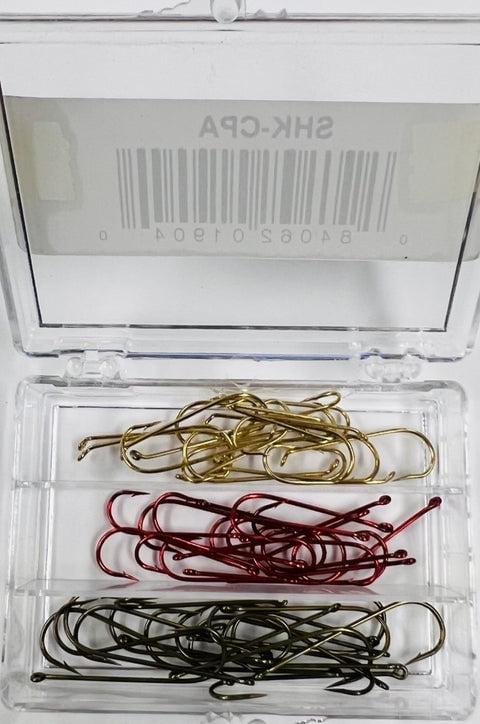 K&E Tackle Crappie Fishing Hook Assortment in Reusable Case - Multi-Piece