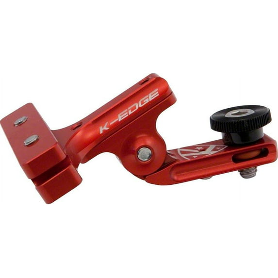 K-EDGE GO BIG Pro Saddle Rail Universal (0.25"x20) Camera Mount, Red