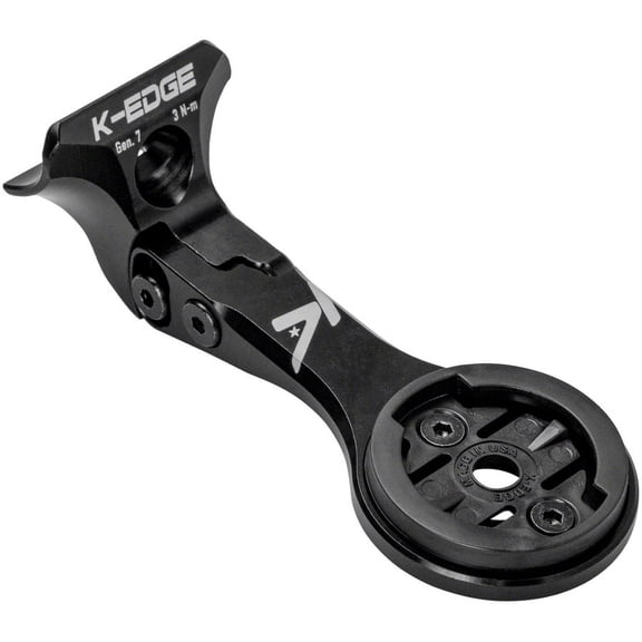 K-EDGE Garmin Gen 7 Madone/Emomda Computer Mount - Black Anodize