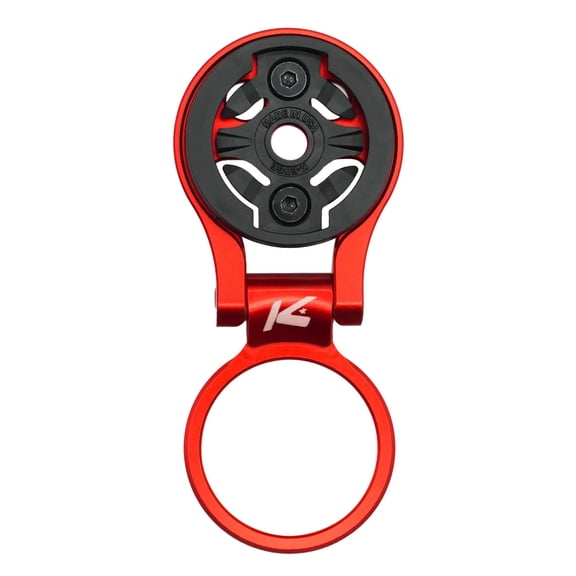 K-Edge Garmin Race Stem Mount, Adjustable, Red Anodized NLS