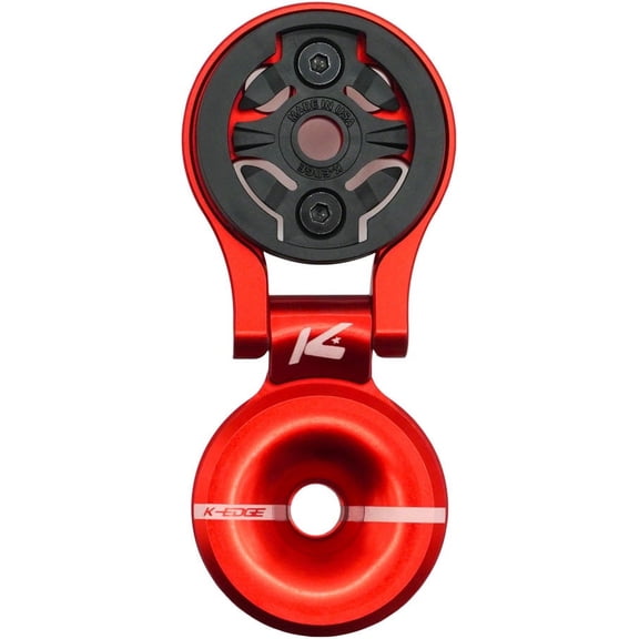 K-Edge Garmin Race Stem Mount with Cap - Red