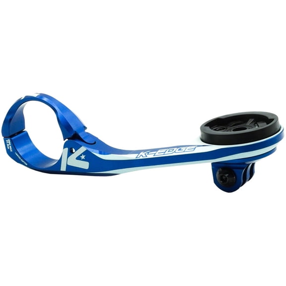 K-Edge Max XL Combo Limited Edition Computer Mount - Garmin/Wahoo, Blue