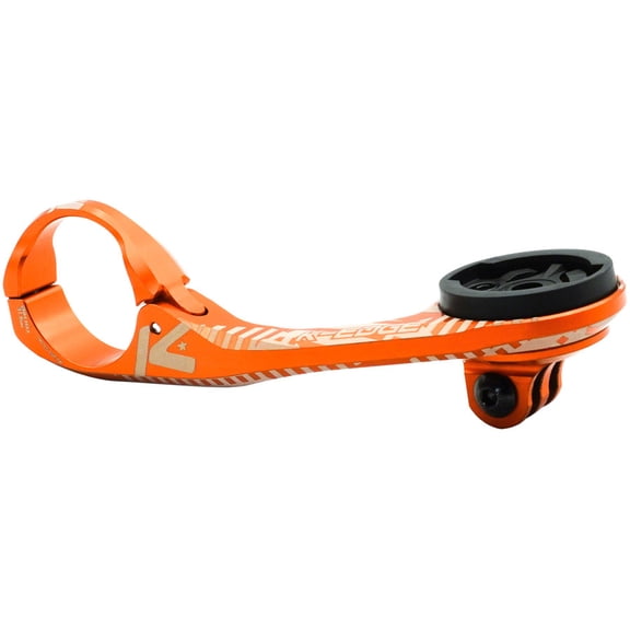 K-Edge Max XL Combo Limited Edition Computer Mount - Garmin/Wahoo, Orange