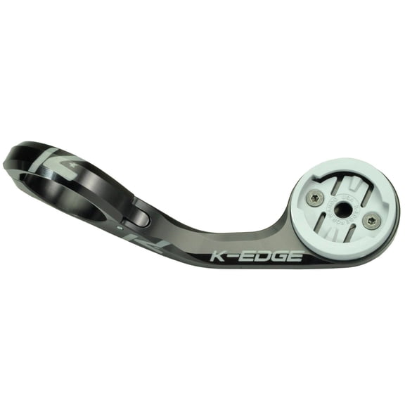 K-EDGE Wahoo MAX XL Computer Mount - 35.0mm, Black Anodize