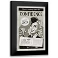 thumbnail image 1 of K, Estera 17x24 Black Modern Framed Museum Art Print Titled - Confidence, 1 of 5