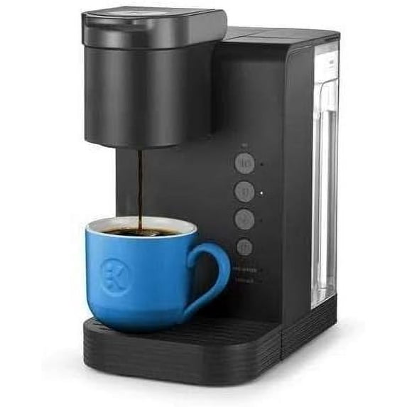 K Express Essentials Single Serve K Cup Pod Coffee Maker, Black