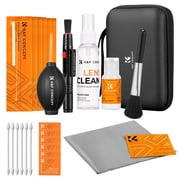 K&F CONCEPT 25-1 Professional Camera Cleaning Kit for DSLR Cameras with Full Frame Sensor Cleaning Swabs/Lens Cleaner/Cleaning Wipes/Camera Blower/Lens Brush/Microfiber Cloths/Carrying Case