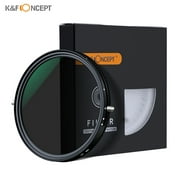 K&F CONCEPT 67mm 2-in-1 Variable Adjustable Filter Neutral Density Fader 5-Stop ND2-ND32 and CPL Circular Polarizing Filter Ultra-thin with Cleaning Cloth for Lens