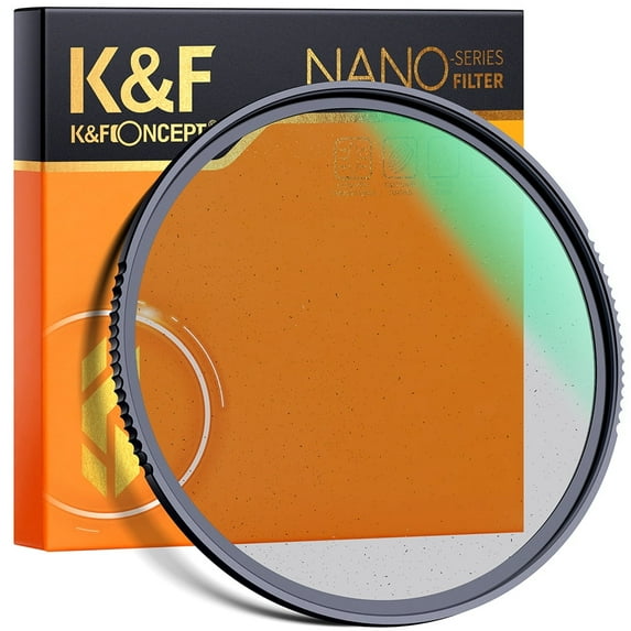 K&F CONCEPT 77mm Black Diffusion 1/4 lens Filter Mist Cinematic Effect Filter with 28 Multi-Layer Coatings Waterproof