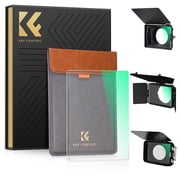 K&F CONCEPT Black diffusion 1/4 Filter 4"x5.65" Dreamy Effect Cinema Square Filter Compatible with Tilta and SmallRig Matte Box for Cinematic Photo Videography, 4mm Slim/HD Optical Glass