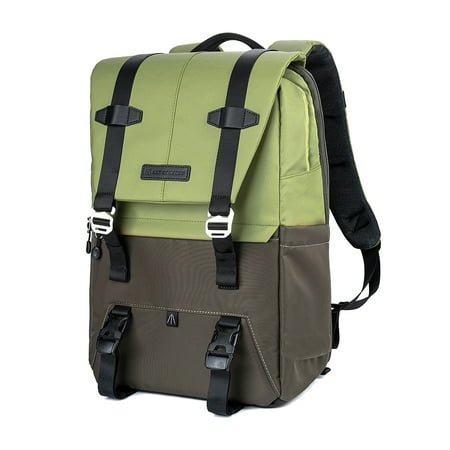 K&F CONCEPT Camera Backpack Waterproof Camera Bag 20L Large Capacity Camera Case with 15.6 Inch Laptop Compartment Tripod Holder Rain Cover for Women Men Photographers
