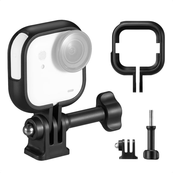 K&F CONCEPT Expansion Cage Frame Compatible with Insta360 Go Ultra Action Camera Accessories, with 1/4" Thread Adapter, Bracket Action Mount Set