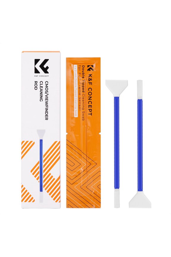 2-in-1 24mm Full Frame Sensor Cleaning Swab & Viewfinder Cleaning Swab, DSLR SLR Digital Camera CMOS and CCD Sensor Cleaning Swab Kits