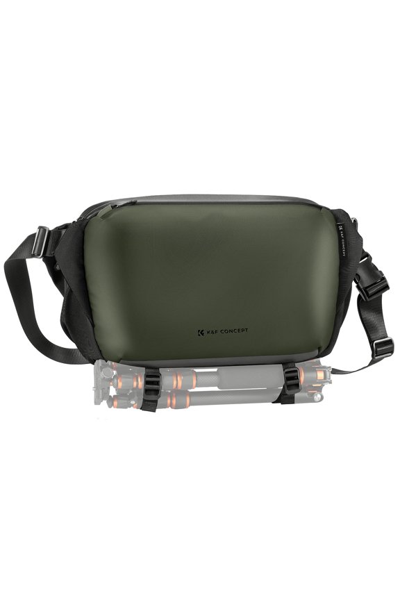 2 in 1 Sling Bag 12L Everyday Shoulder Bag & Multifunction Photography Crossbody Camera DSLR Backpack Portable Bag, Green