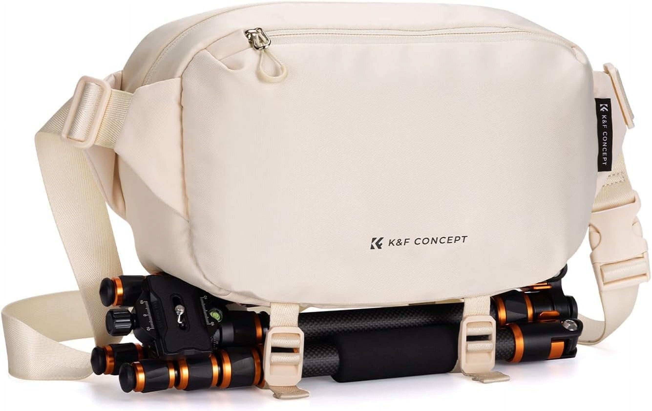 K&F Concept 2 in 1 Sling Bag Everyday Shoulder Bag & Multifunction Photography Crossbody Camera DSLR Backpack Portable Bag