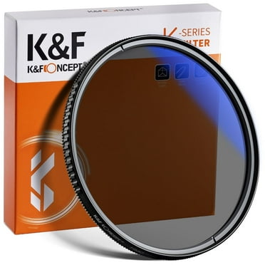 K&F CONCEPT 58mm Circular Polarizer Lens Filter with Filter Cap Optical ...