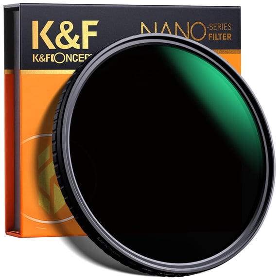 K&F CONCEPT 37mm ND8-ND128 Variable lens filter multi-coat Neutral Density Slim Fader 3-7Stop